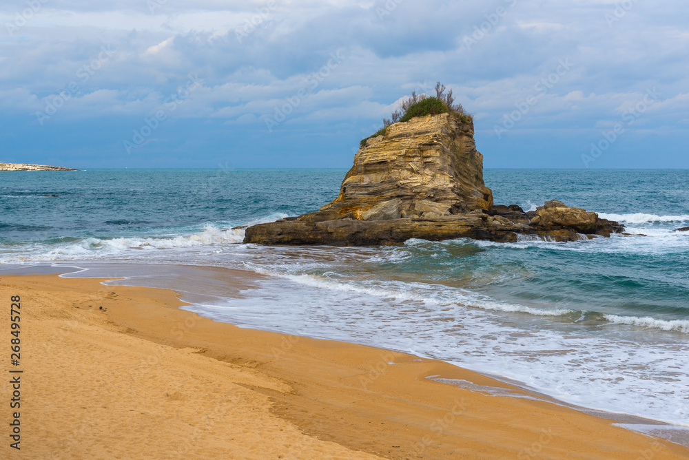 Camello beach in Santander, Spain