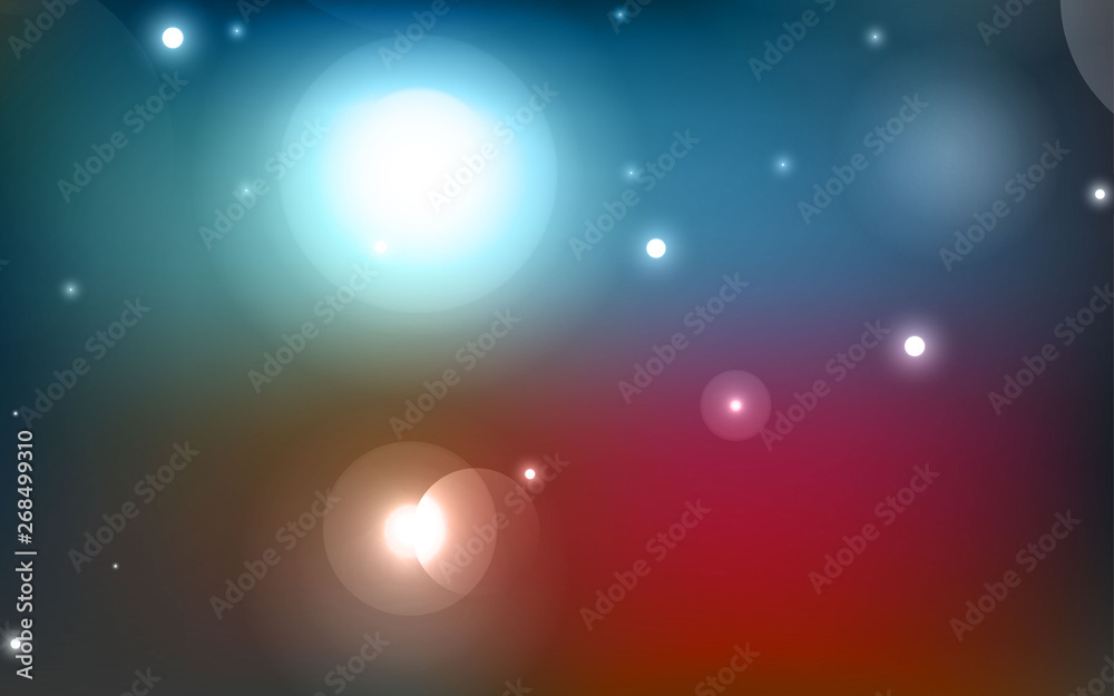 Fototapeta premium Abstract background with blurred circles