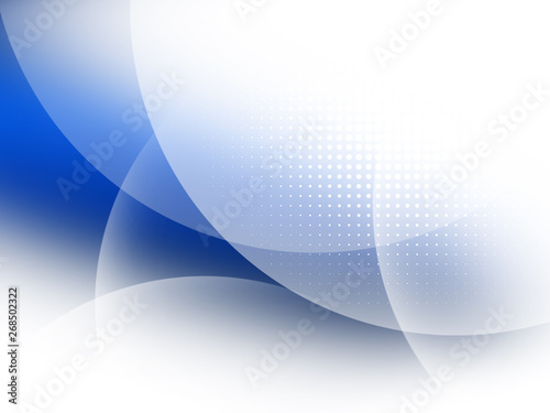 Abstract soft blue background with circle