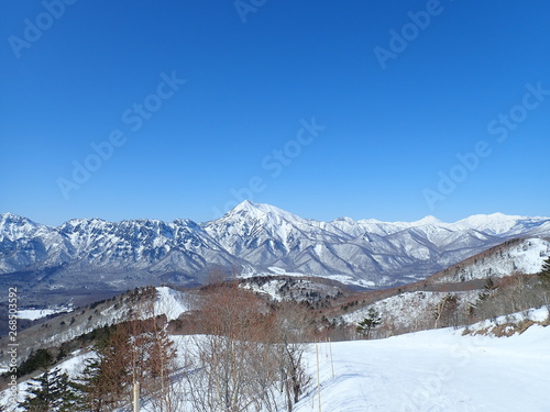 長野の冬景色