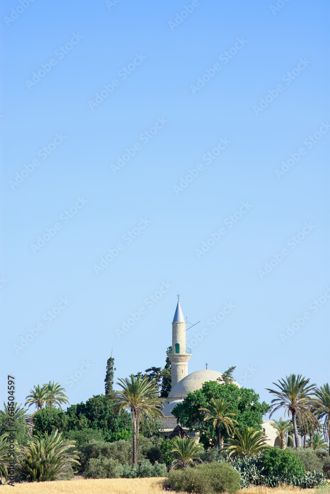 Obraz premium Hala Sultan Tekke Mosque in Cyprus