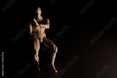 Karatehaltung - Figur