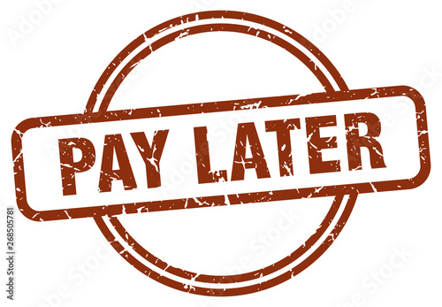 pay later stamp