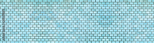 blue brick wall texture, color background stone