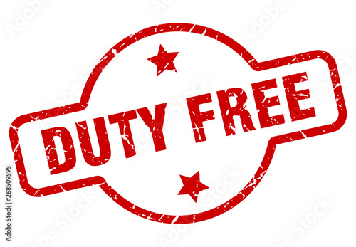 duty free stamp