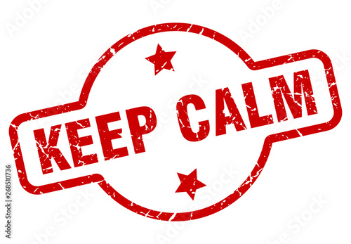keep calm stamp