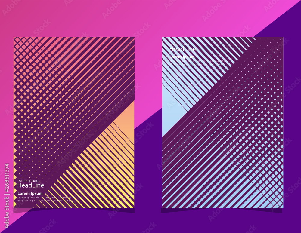 Vector illustration of bright color abstract pattern background with ...
