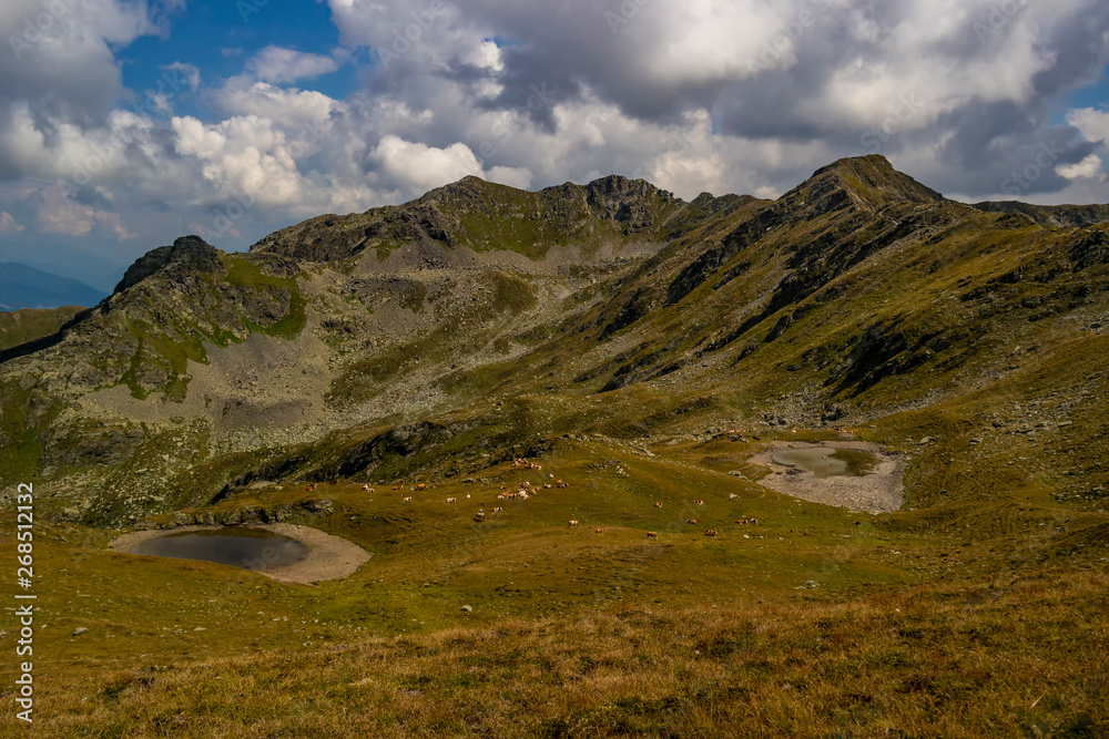 Obraz premium High mountain landscape of the Italian Dolomites Trentino Alto Adige
