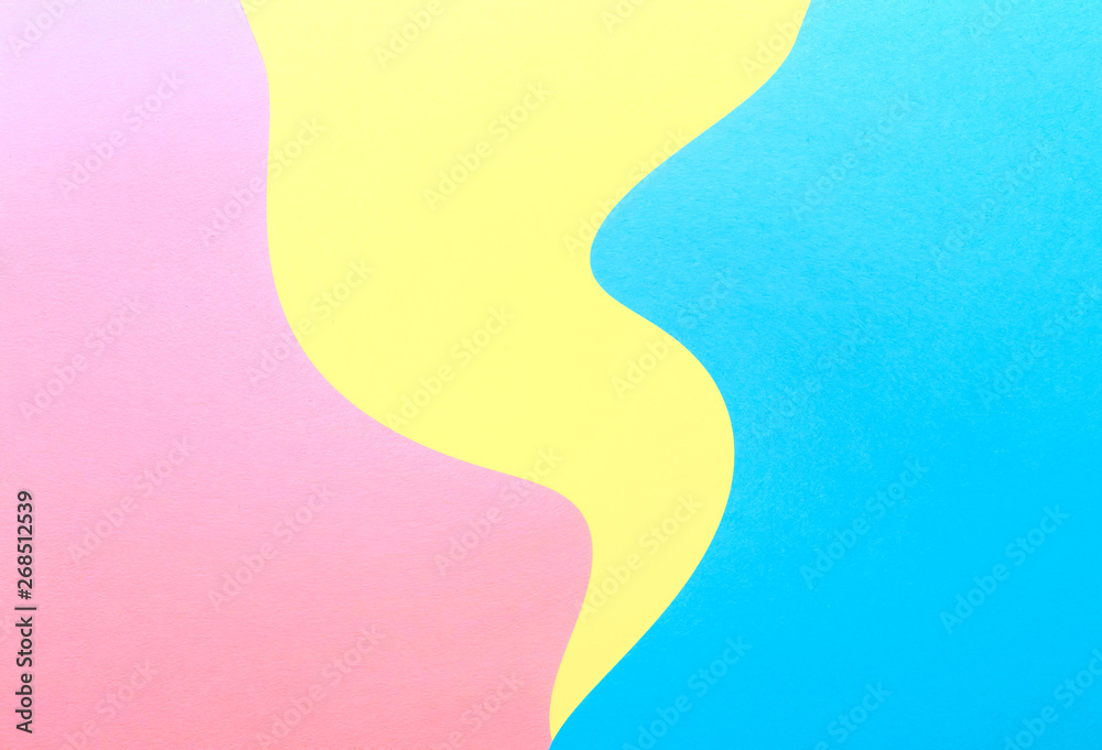 Abstract wavy multi colored paper background design Abstract wavy multi colored paper background design