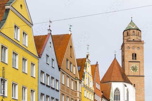 Colorful House in Donauwörth Bavaria Germany photo