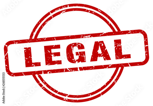 legal grunge stamp