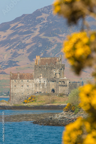 Eilean Donan Castle (Eilean Donnain) near Dornie Highlands Isle of Skye Scotland photo