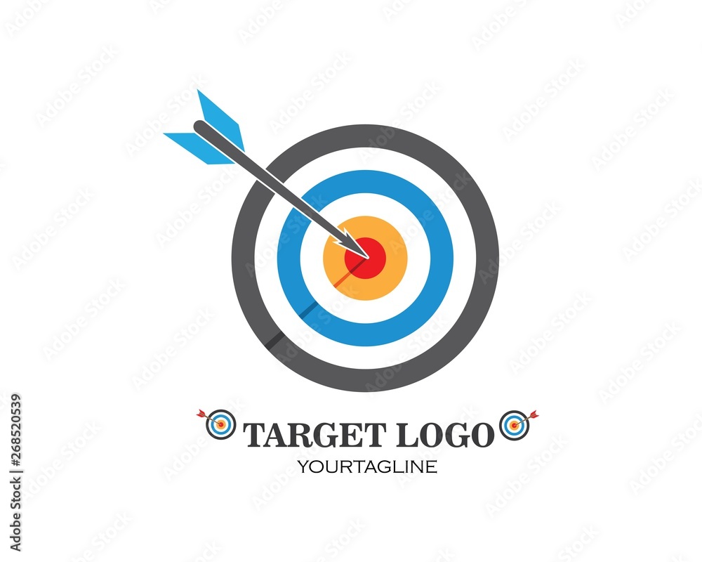 target vector,icon logo illustration target vector,icon logo illustration
