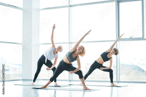 Yoga in gym