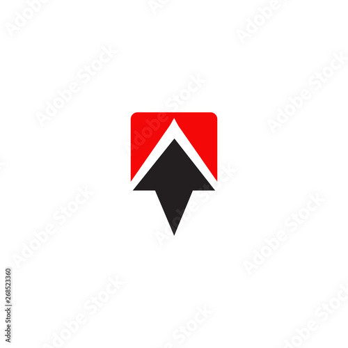 Free Download Arrow head logo design vector template - GFXLoad