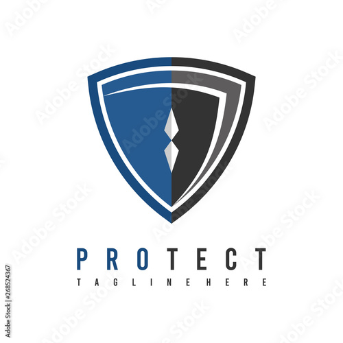 Free Download Protection Logo Shield Logo Security Logo Vector Illustration - GFXLoad
