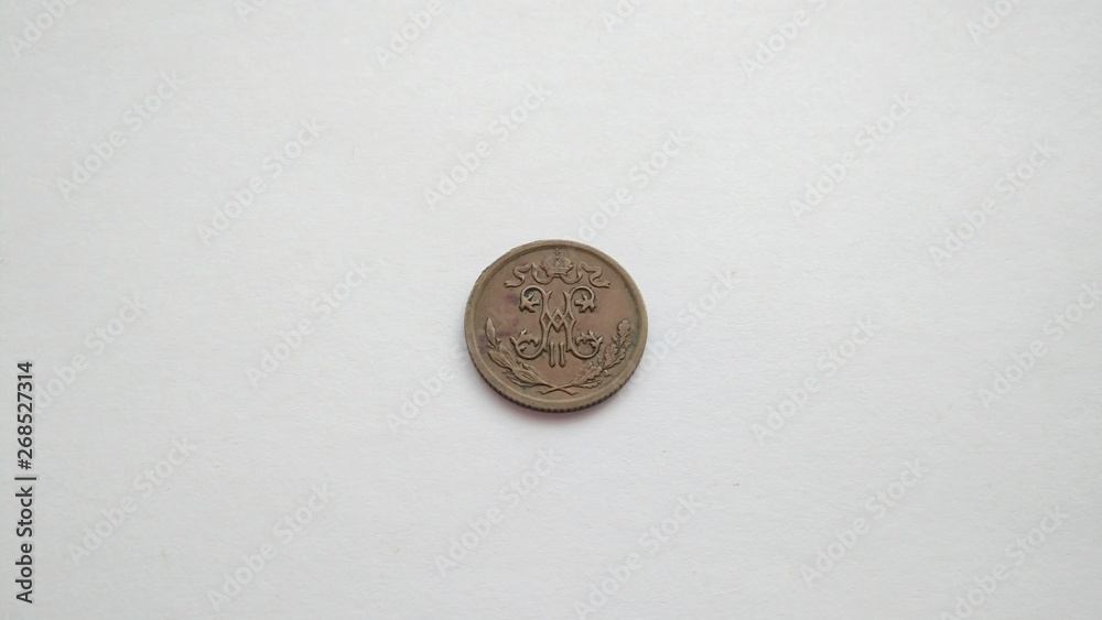 Old coins, numismatics, pennies. Old coins, numismatics, pennies.