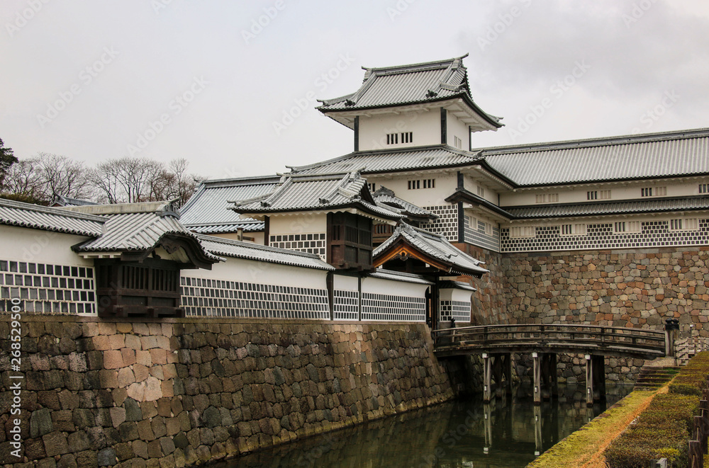 Entrance at Kanazawa Castle in Kanazawa, Ishikawa Prefecture, Japan Entrance at Kanazawa Castle in Kanazawa, Ishikawa Prefecture, Japan