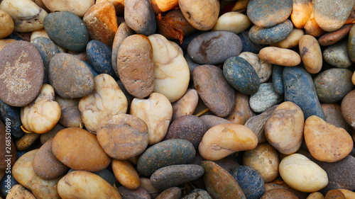 brown stone background, pebble beach stone