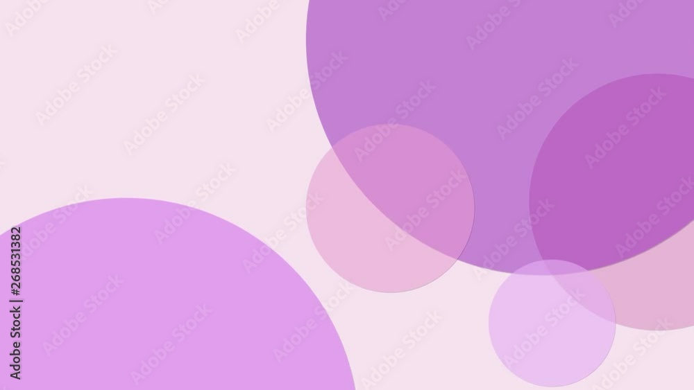 Smooth abstract background with moving circles. Colorful geometrical animation. Smooth abstract background with moving circles. Colorful geometrical animation.