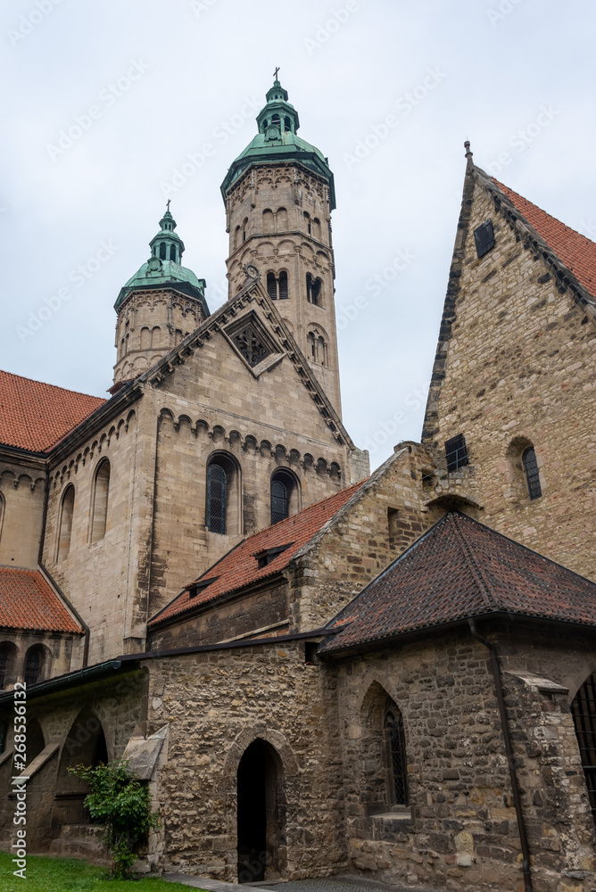 Blick auf den Dom von Naumburg, Weltkulturerbe, Deutschland