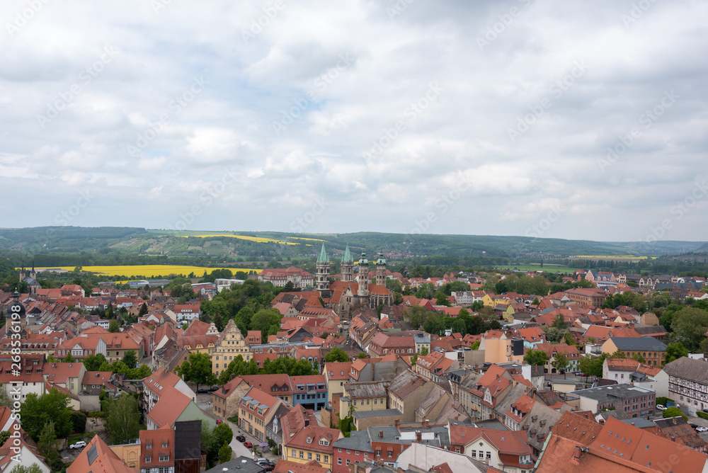 Obraz premium Blick auf den Dom von Naumburg, Weltkulturerbe, Deutschland