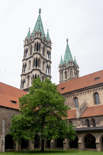 Blick auf den Dom von Naumburg, Weltkulturerbe, Deutschland