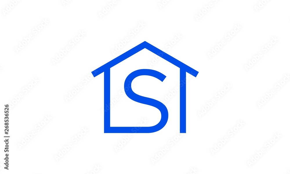letter s home icon letter s home icon