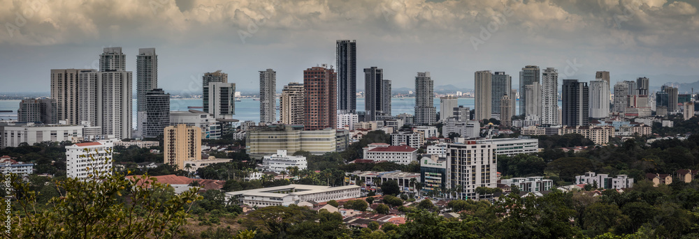 Skyline von George Town, Penang, Malaysia Panorama