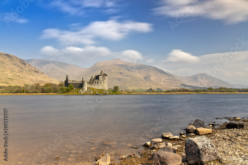 Kilchurn Castle at Loch Awe in the Highlands of Scotland