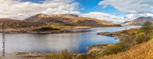 Εκτύπωση καμβά Panoramic View over the Loch Lochy in the Scottish Highlands