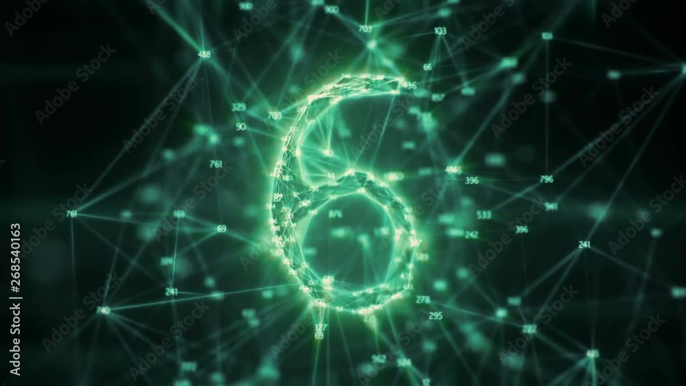 Abstract Rotating Green Retro Random Digits Plexus nodes and connection paths form a countdown. The numbers are transformed one into another, creating stylish digital plexus motion graphics. Abstract Rotating Green Retro Random Digits Plexus nodes and connection paths form a countdown. The numbers are transformed one into another, creating stylish digital plexus motion graphics.