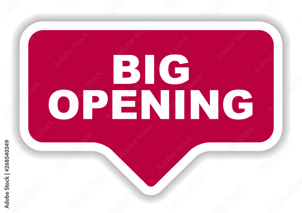 red vector banner big opening red vector banner big opening
