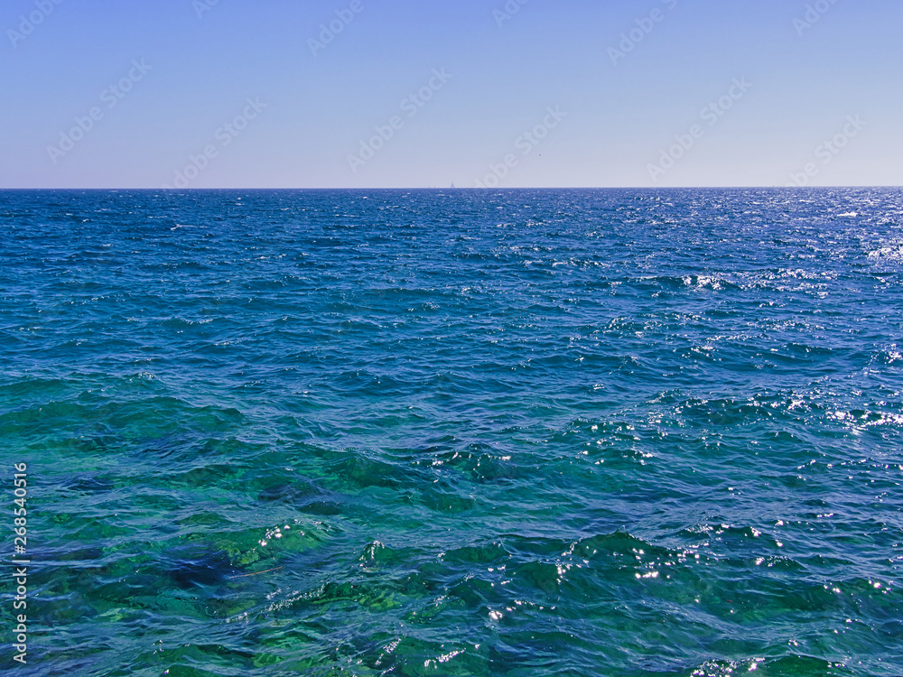 Seamless sea and sky a bright day with no clouds. Seamless sea and sky a bright day with no clouds.