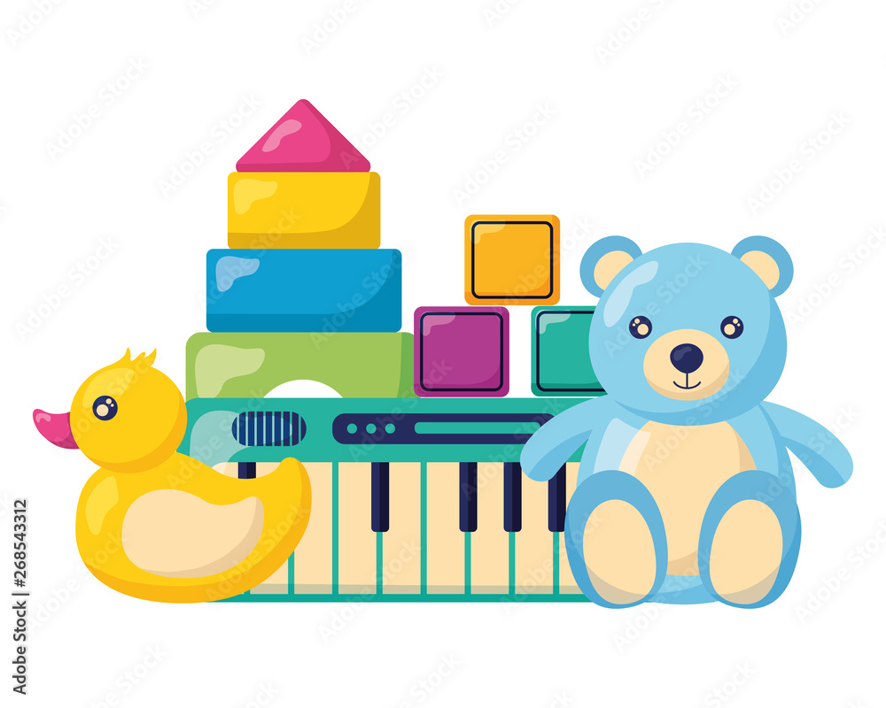 Obraz premium kids toys design