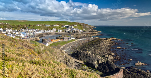 Wallpaper Mural View over Portpatrick in Dumfries and Galloway in Scotland Torontodigital.ca