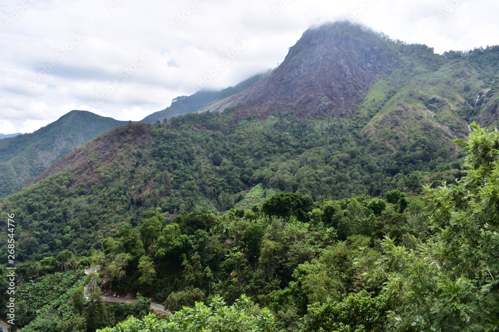 Fototapeta premium A Panoramic View Of Kodaikanal