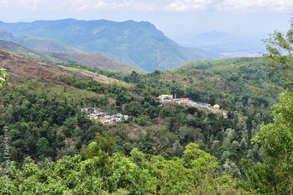 Fototapeta premium A Panoramic View Of Kodaikanal