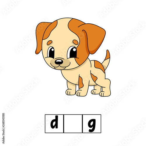 Words puzzle. Education developing worksheet. Learning game for kids. Activity page. Puzzle for children. Riddle for preschool. Simple flat isolated vector illustration in cute cartoon style.