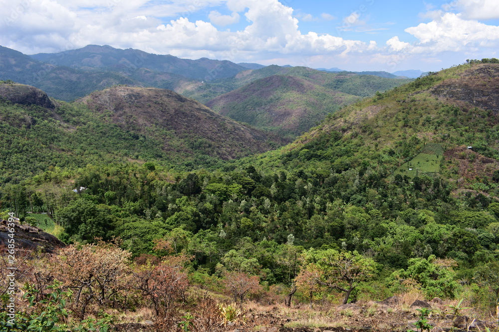 Panorama view of the beautiful hills from Kodaikanal Panorama view of the beautiful hills from Kodaikanal