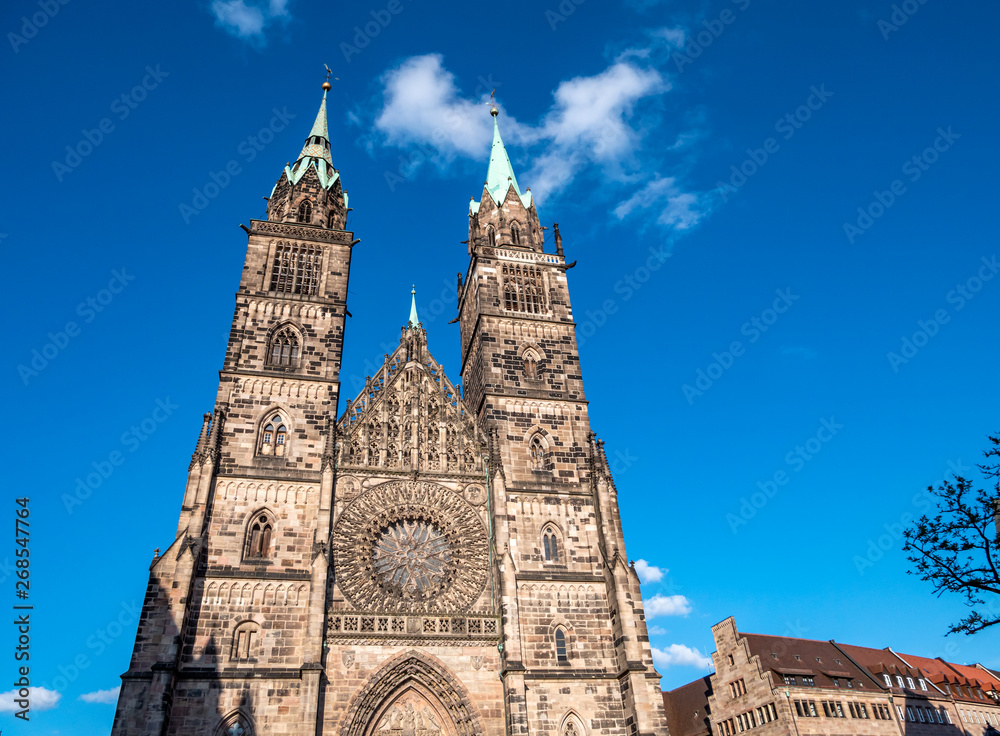 Lorenzkirche in Nürnberg Mittelfranken