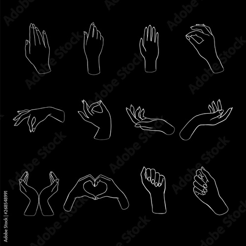 Women’s hands gestures 