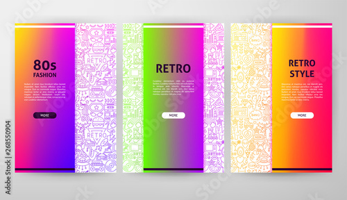 Retro Brochure Web Design