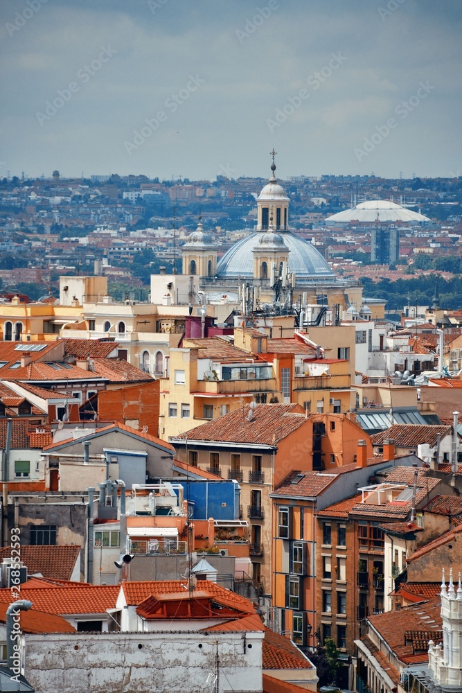 Fototapeta premium Madrid rooftop view