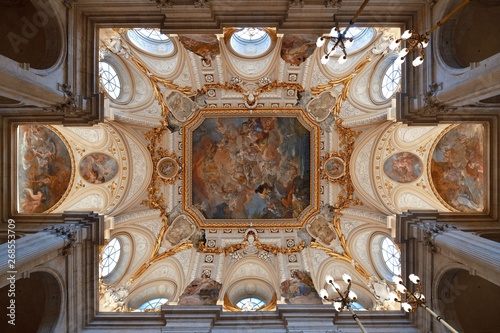 Madrid royal palace interior photo