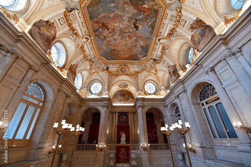Madrid royal palace interior photo