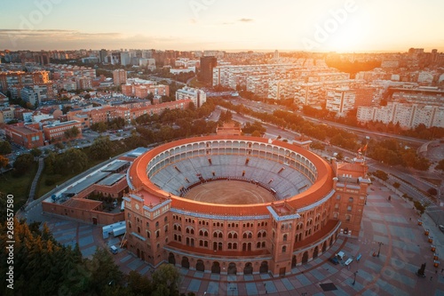 Madrid Las Ventas Bullring aerial view