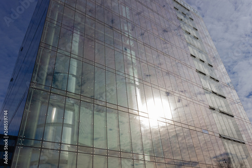 business tower glass facade