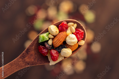 nuts and dried fruits assortment