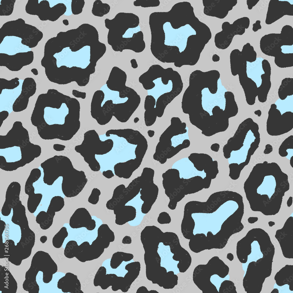 Seamless leopard pattern. Stylish background for all surfaces.